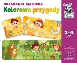 Kolorowe przygody Układanki malucha Kapitan Nauka - Patrycja Grześkowiak