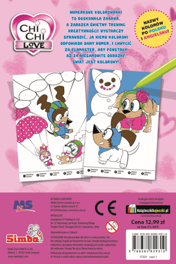 Galeria - zdjęcie nr. 2 - Kolorowe spotkania piesków. Chi Chi love. Numerkowe kolorowanki