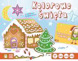 Kolorowe święta 1 z ozdobami świątecznymi