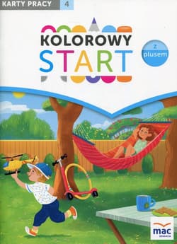 Kolorowy start z plusem Karty pracy 4 Roczne przygotowanie przedszkolne - Wiesława Żaba-Żabińska