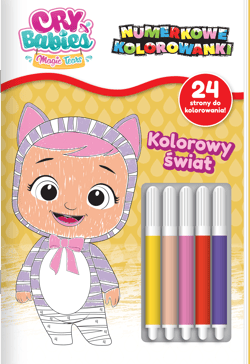Kolorowy świat. Numerkowe kolorowanki. Cry Babies - Opracowanie Zbiorowe