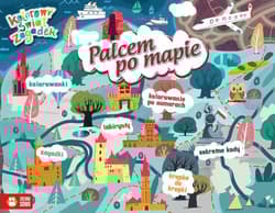 Kolorowy świat zagadek Palcem po mapie - Opracowanie Zbiorowe