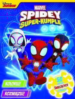 Koloruj! Rozwiązuj! Marvel Spidey i Super-kumple 50 naklejek świecących w ciemności - Ilona Siwak