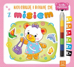 Koloruję i bawię się z misiem + kredka segmentowa - Sylwia Kajdana