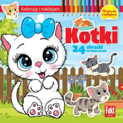 Koloruję i naklejam. Kotki - praca zbiorwa