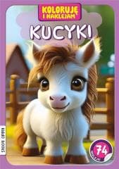 Koloruję i naklejam, Kucyki - Praca zbiorowa