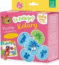 Kolory. Co pasuje? Puzzle + książeczka - Anna Podgórska
