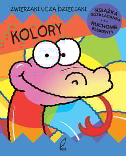 Kolory Ruchome elementy Książka rozkładanka