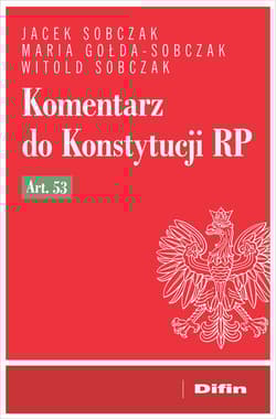 Komentarz do Konstytucji RP art. 53 - Sobczak Witold
