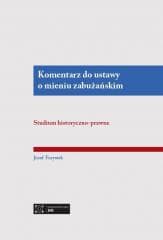 Komentarz do ustawy o mieniu zabużańskim - Józef Forystek