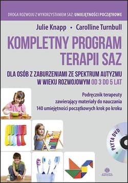 Kompletny program terapii saz dla osób z zaburzeniami ze spektrum autyzmu w wieku rozwojowym od 3 do 5 lat płyta dvd - Carolline Turnbull