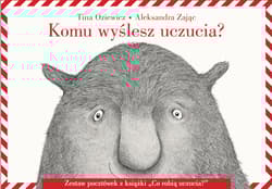 Komu wyślesz uczucia? Zestaw pocztówek z książki „Co robią uczucia?” - Tina Oziewicz, Aleksandra  Zając
