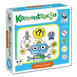 Koncentracja Kapitan Nauka Trenuj umysł 6-9 lat