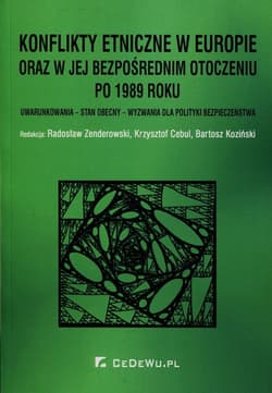 Konflikty etniczne w Europie oraz w jej bezpośrednim otoczeniu po 1989 roku Uwarunkowania - stan obecny - wyzwania dla polityki - Praca zbiorowa