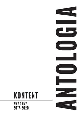 KONTENT Wybrany 2017-2020 Antologia