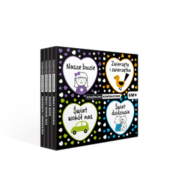 Kontrastowe książeczki. Box 6m+