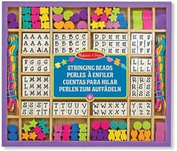 Koraliki do nawlekania Literki MD13774