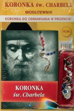 Koronka do św. Charbela Modlitewnik z koronką i obrazkiem