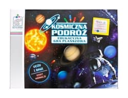 Kosmiczna podróż Edukacyjna gra planszowa