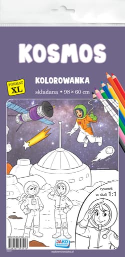 Kosmos. Kolorowanka. Format XL - Praca zbiorowa