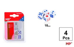 Kostka do gry 18mm 4szt