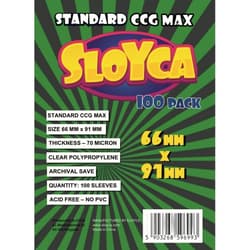 Koszulki Standard CCG MAX 66x91mm (100szt) SLOYCA