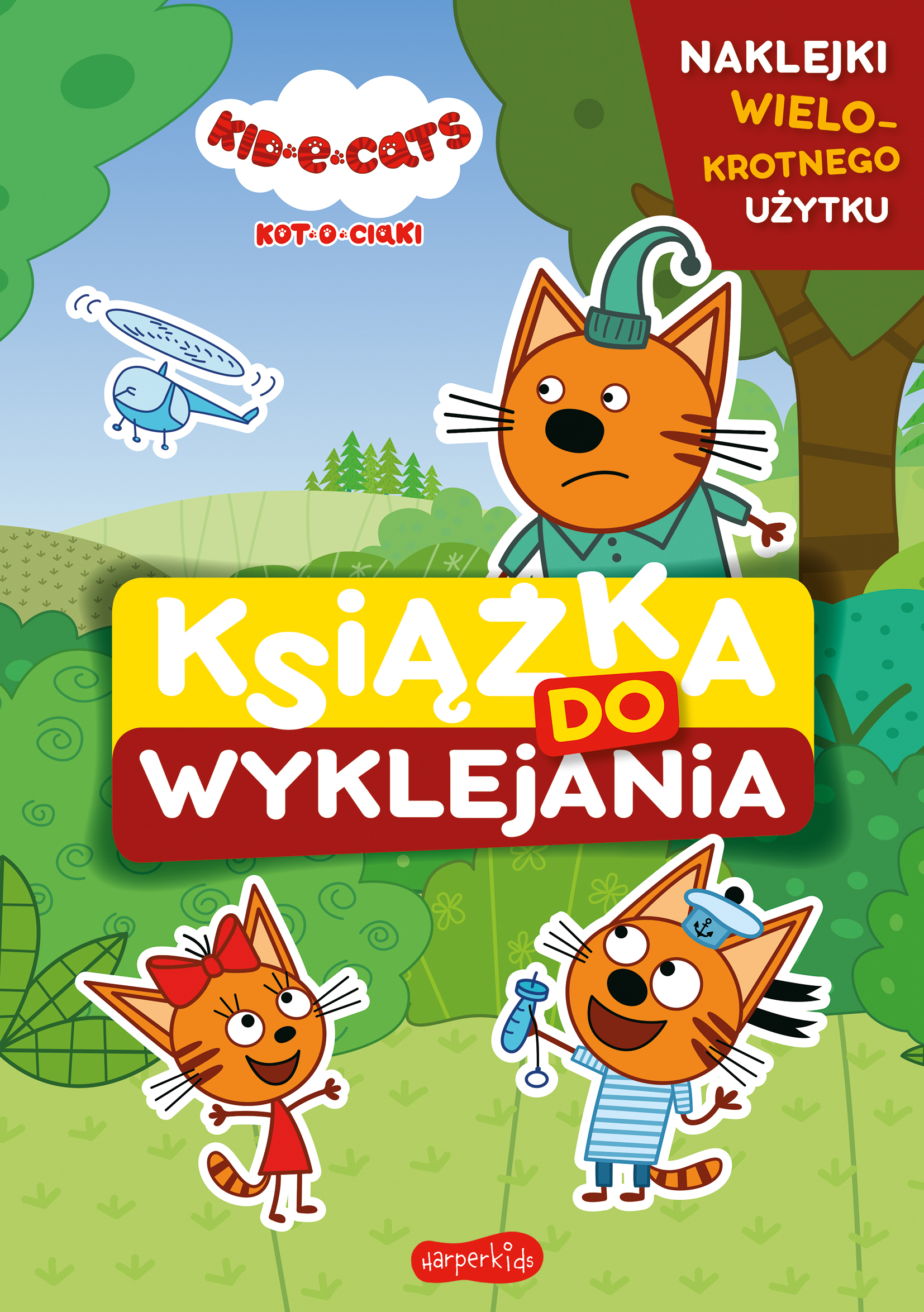 Kot-o-ciaki. Książka do wyklejania - Opracowanie Zbiorowe