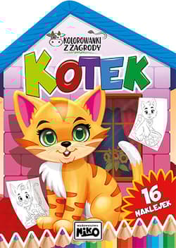 Kotek. Kolorowanki z zagrody