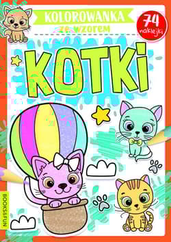 Kotki. Kolorowanka ze wzorem