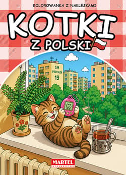 Kotki z Polski. Kolorowanka z naklejkami - Maciej Ratajczyk