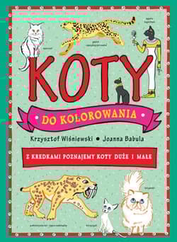 Koty do kolorowania Z kredkami dookoła świata