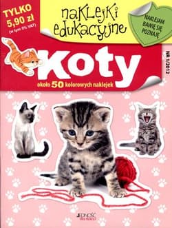 Koty naklejki edukacujne - Opracowanie Zbiorowe