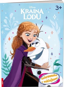 Kraina Lodu Kolorowanka z naklejkami - Opracowanie Zbiorowe