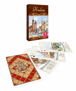 Kraków Akwarele talia 55 listków