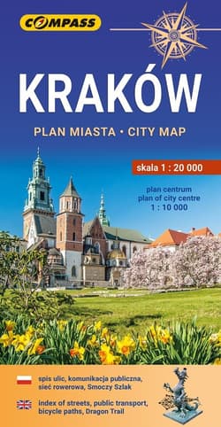 Kraków - Plan miasta 1:20 000 w.2026 - Praca zbiorowa
