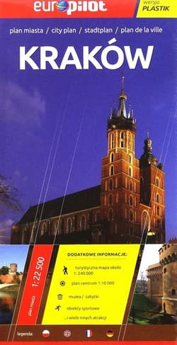 Kraków. Plan Miasta EuroPilot plastik - Praca zbiorowa
