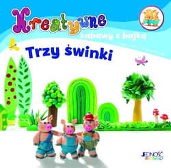 Kreatywne zabawy z bajką Trzy świnki Zestaw do zabawy plasteliną