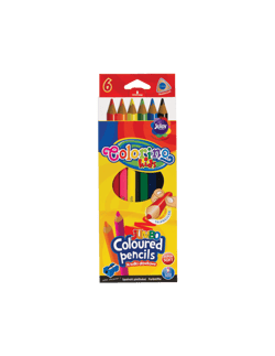Kredki Jumbo 6szt. trójkatne +temp.