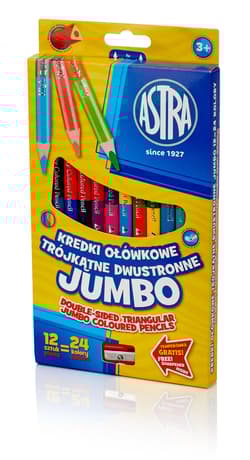 Kredki ołówkowe dwustronne