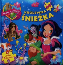 Królewna Śnieżka. Książka z puzzlami 5 układanek - Paulina Kaniewska