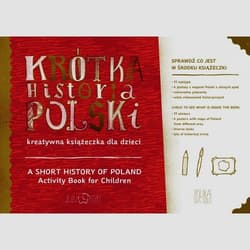Krótka Historia Polski kreatywna książeczka dla dzieci