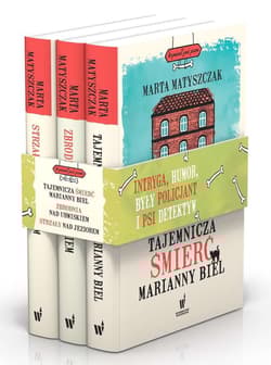 Kryminał pod psem Tajemnicza śmierć Marianny Biel / Zbrodnia nad urwiskiem / Strzały nad jeziorem Pakiet - Marta Matyszczak