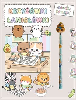 Krzyżówki, łamigłówki. Kawaii i naklejki