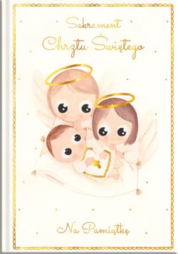 Książeczka A5 Pamiątka Chrztu Aniołki