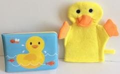 Książeczka kąpielowa z myjką Kaczuszka