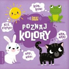 Książeczka kartonowa poznaj kolory - Praca zbiorowa