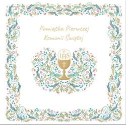 Książeczka pamiątka Pierwszej Komunii Świętej