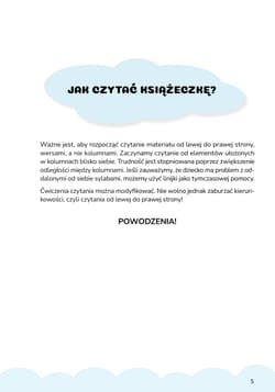 Galeria - zdjęcie nr. 4 - Książeczka sakkadowa do nauki czytania i ćwiczeń ruchów oczu