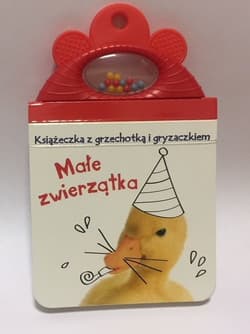 Książeczka z grzechotką i gryzaczkiem Małe zwierzątka