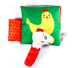 Książeczka z piszczącą figurką Kurczaczek